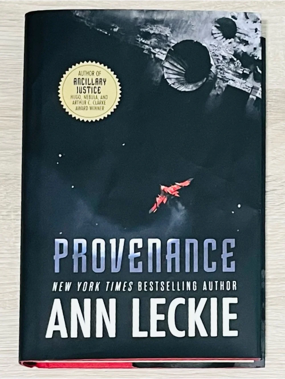 Provenance Hardcover Coffee Table Book - Black with Red Edge